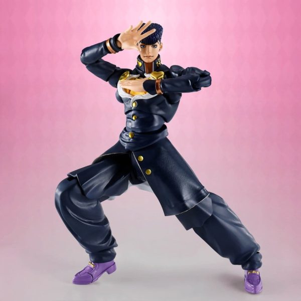 S.H.Figuarts Josuke Higashikata figure in a wide stance with both arms crossed