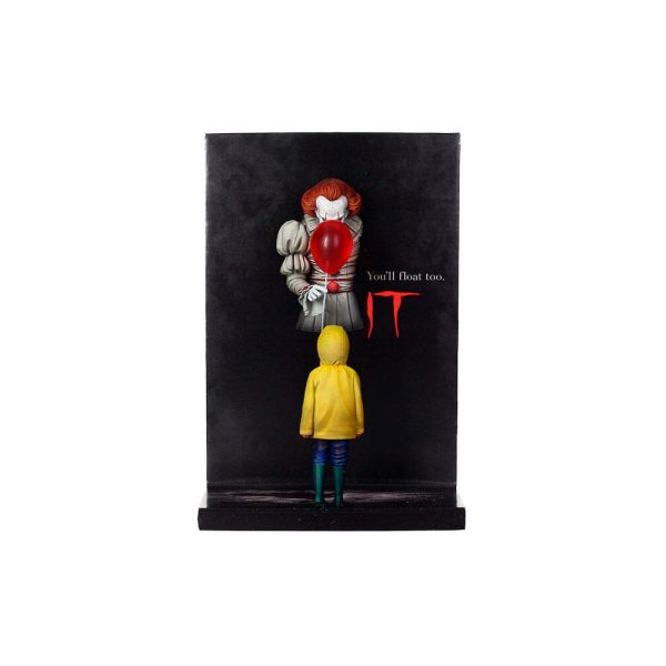 Pennywise & Georgie Poster PVC Figure 20cm – IT (SD Toys)