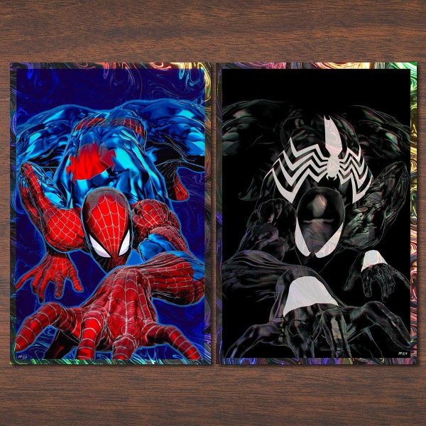 Spider-Man '94 Deluxe Set of 2 Fine Art Prints (Holofoil) 41x61cm – Marvel (Sideshow)