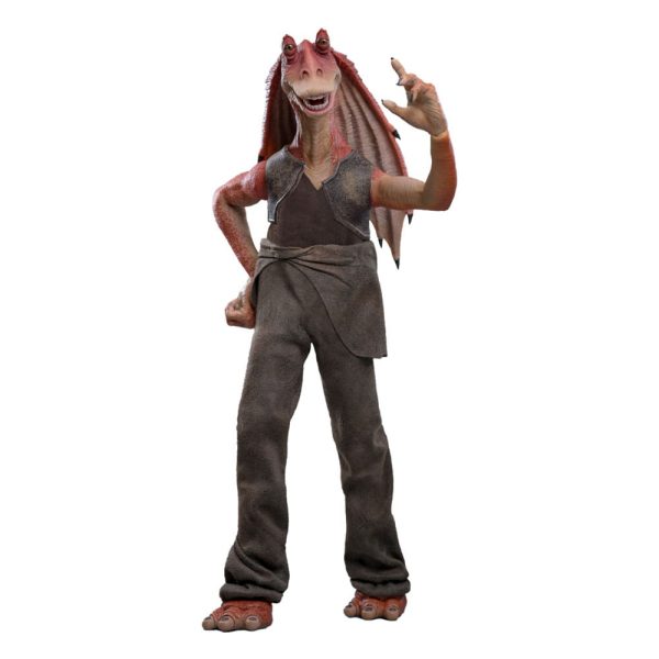 Hot Toys Jar Jar Binks 1/6 sixth scale figure – full front packshot