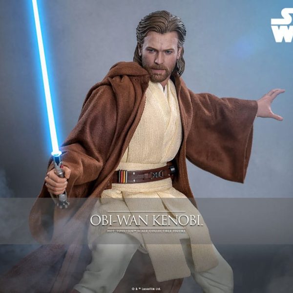 Hot Toys Obi-Wan Kenobi 1/6 collectible figure (Star Wars: Attack of the Clones) – view 2