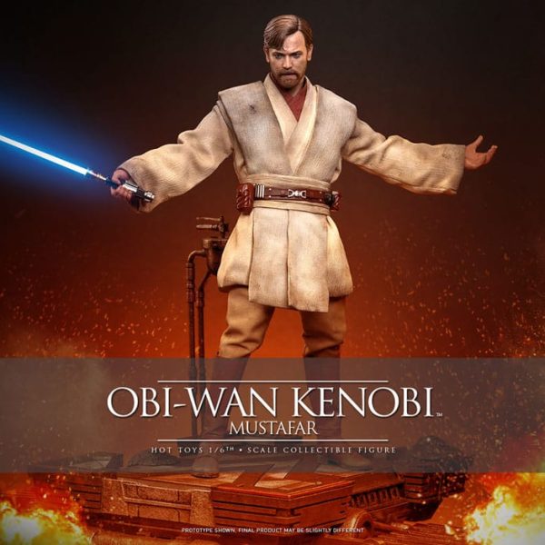 Hot Toys Obi-Wan Kenobi 1/6 collectible figure (Star Wars: Revenge of the Sith) – view 2