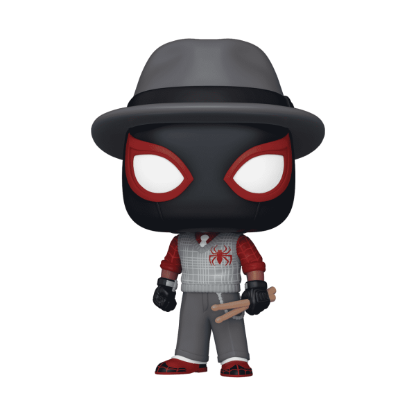 Funko POP! City Sounds Suit Miles Morales vinyl bobblehead in the City Sounds suit with hat and headphones