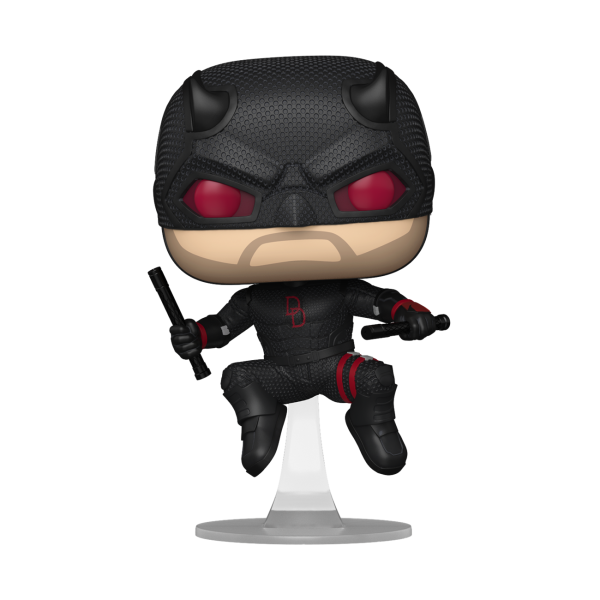 Funko POP! Daredevil (Black Suit) vinyl figure — front-on product photo