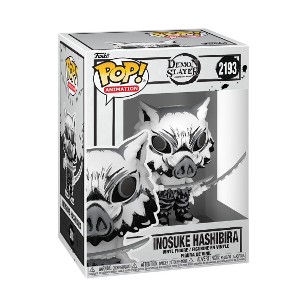 Funko POP! Inosuke Hashibira (Sumi-Ink) vinyl figure — alternate angle