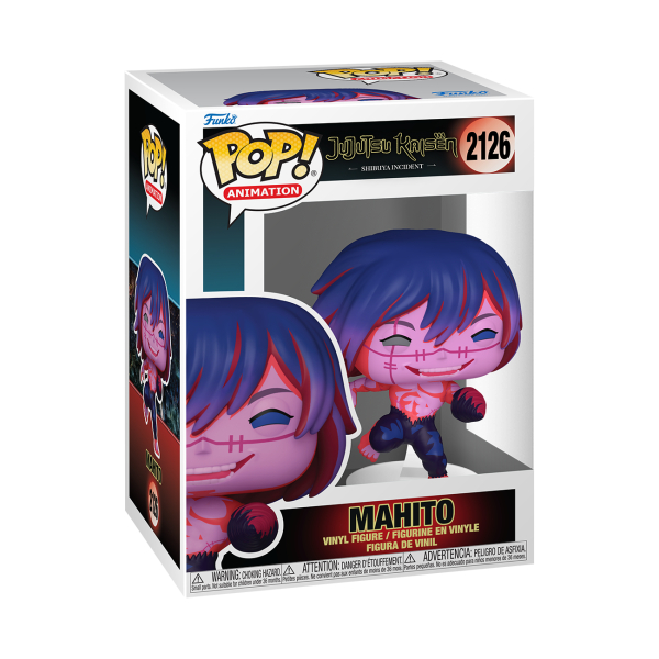 Funko POP! Mahito with Drill vinyl figure — shown in its collector window box