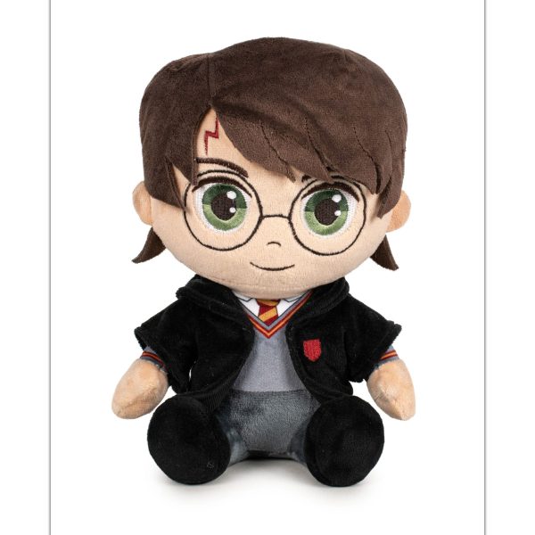 Harry Potter Magical Friends plush in Hogwarts robes and round glasses