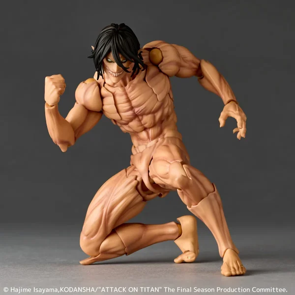 Eren Yeager Amazing Yamaguchi action figure by Kaiyodo – product photograph 2