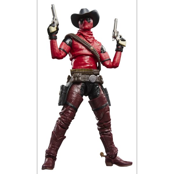 Marvel Legends Cowboypool action figure with revolvers drawn