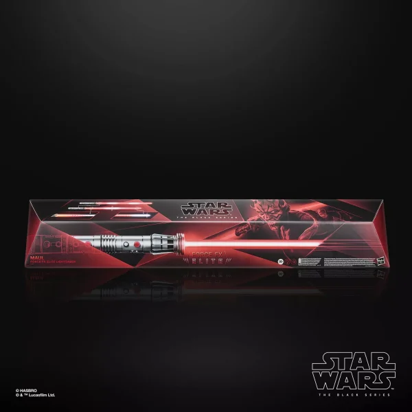 Force FX Elite Darth Maul lightsaber hilt shown in detail