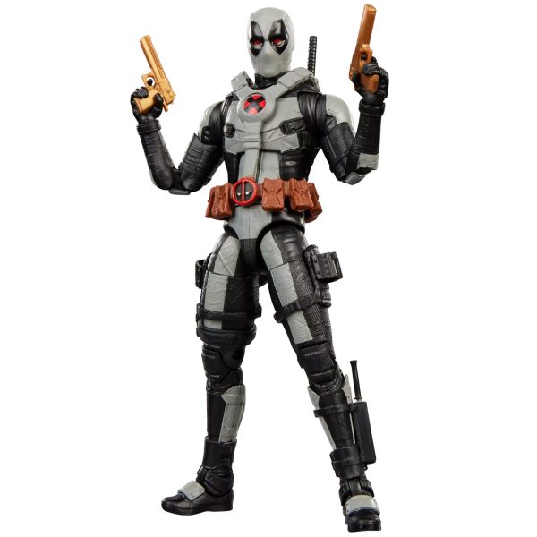Marvel Legends Deadpool Concept Art 15cm figure in grey and black deco holding two pistols