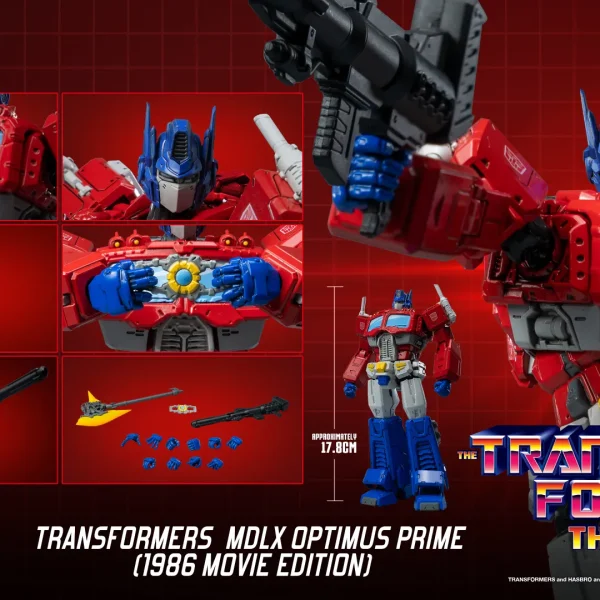 Transformers MDLX Optimus Prime – 1986 Movie Edition Figure - official threezero product image