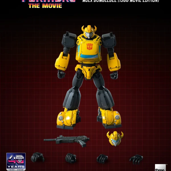 Transformers MDLX Bumblebee – 1986 Movie Edition Figure - official threezero product image