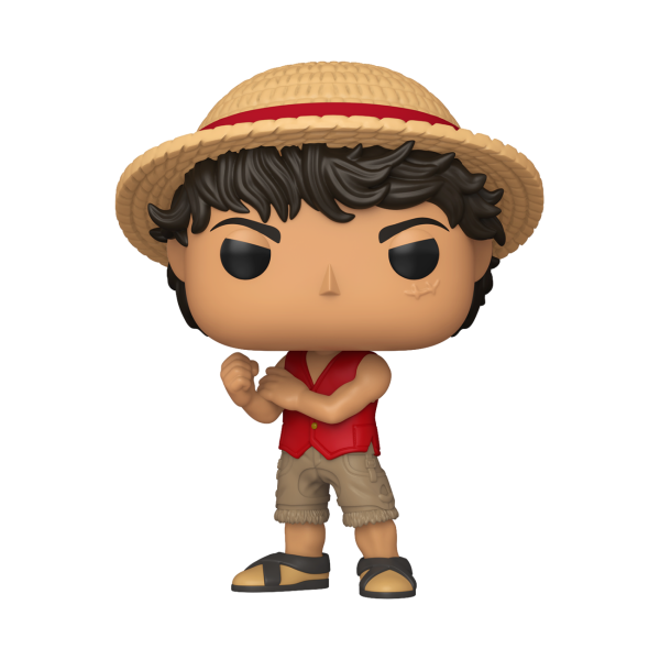 Funko POP! Monkey D. Luffy (Live Action) vinyl figure in straw hat, red vest and shorts