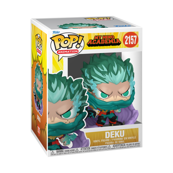 Funko POP! Premium Deku in its My Hero Academia window box, POP! number 2157