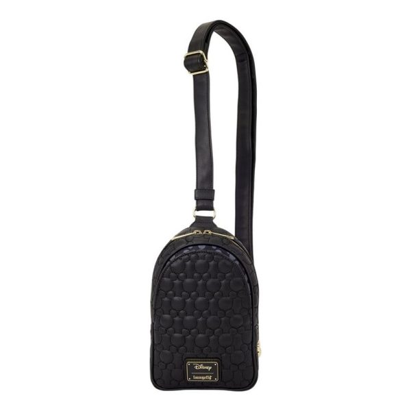 Loungefly Disney Mickey Mouse Quilted Sling Bag — main product shot