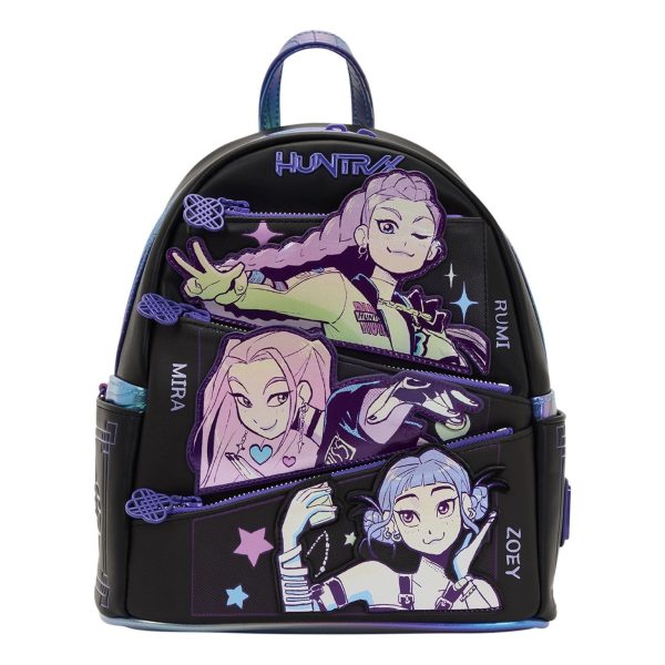 Loungefly KPop Demon Hunters Huntrix Mini Backpack — main product shot