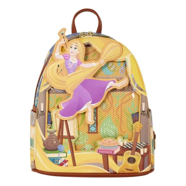 Loungefly Disney Tangled Rapunzel Painting Mini Backpack — main product shot